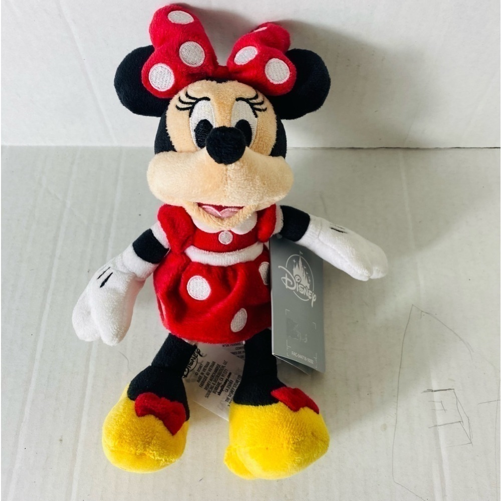 Disney Minnie Mouse Plush NWT- Red - Small